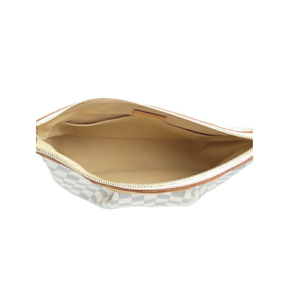 Louis Vuitton Damier Azur White Siracusa Shoulder Bag - Picture 3 of 8